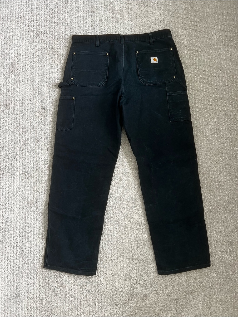 Carhartt Men’s Black Carpenter Pants - Picture 3 of 6